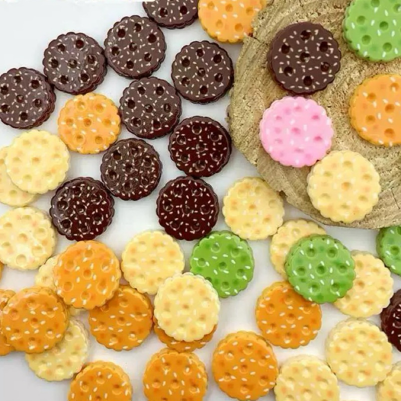 Yummy🌈เรซิ่นแครกเกอร์เรซิ่นตกแต่งคละแบบพร้อมส่ง🇹🇭