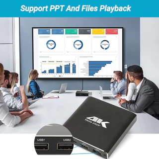 Mini 4K 265 Advertising Player Media Player Support TF Card USB Disk 1080P Full HD MultiMedia HDD Player