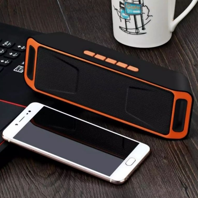 จัดส่งในกรุงเทพฯ COD ลำโพงสเตอริโอไร้สาย Bluetooth แบบพกพา USB ลำโพงไร้สาย รุ่น คุณภาพดี ฮอร์นคู่