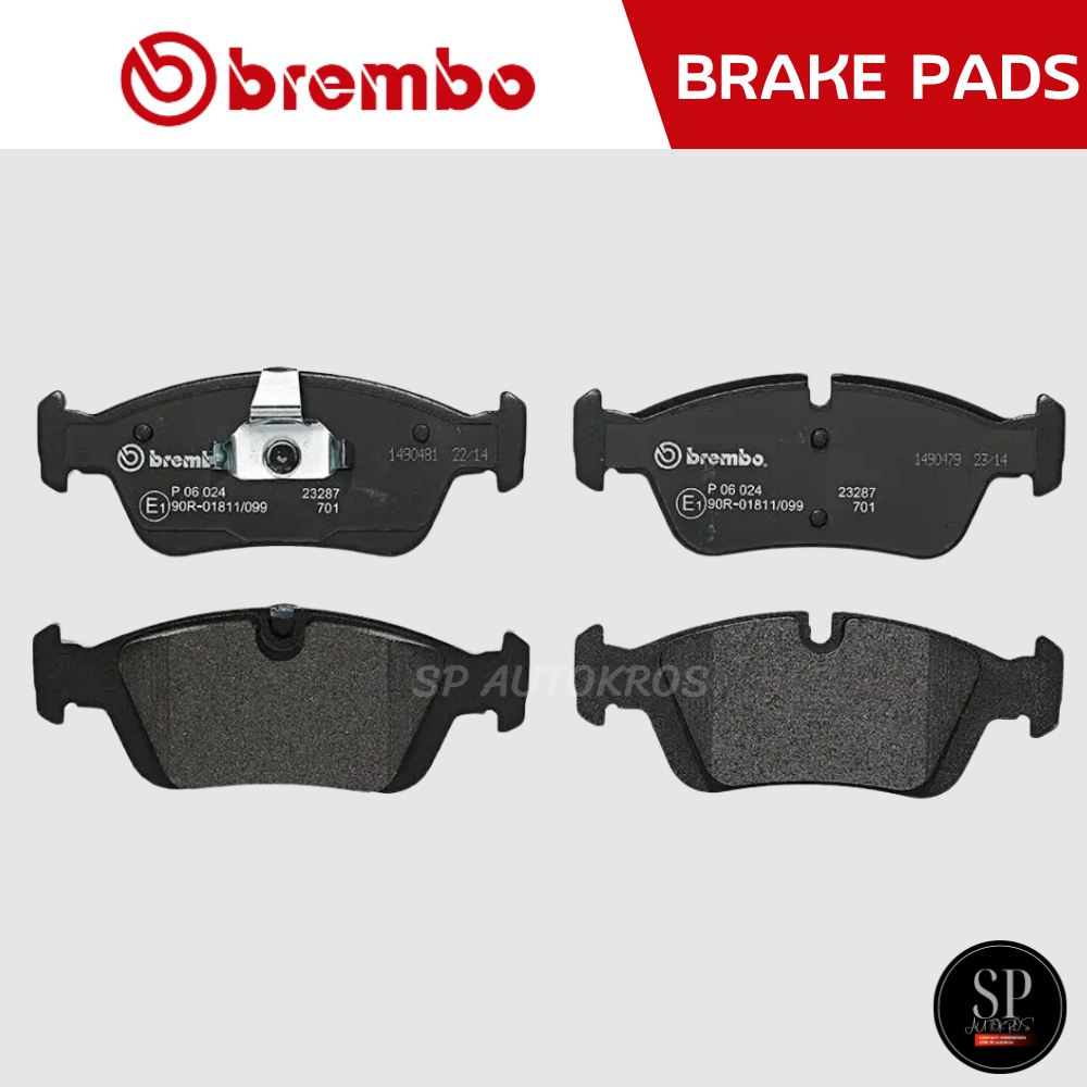 BREMBO ผ้าเบรคหน้า BMW Series 3 E36 (318i 320i 323i 325i 328i), E46 (318i 320i 323i), Z3 E36 / P06 0