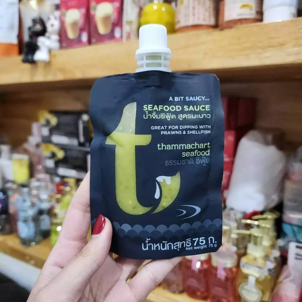 พร้อมส่ง !! ธรรมชาติน้ำจิ้มซีฟู้ด 75 กรัม น้ำจิ้มซีฟู้ดขนาดพกพา สะดวก