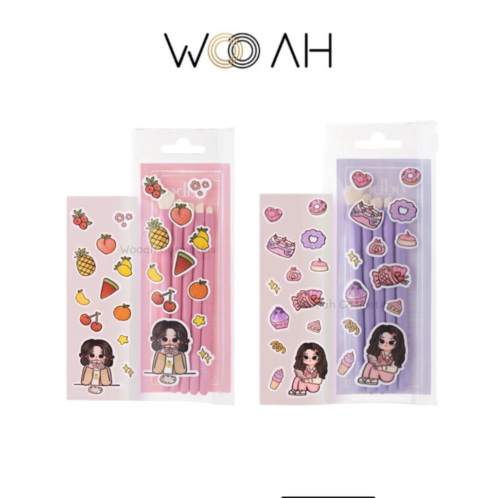 แปรง Odbo Special Brush Set เซ็ตแปรงแต่งตา ไซส์พกพา โอดีบีโอ OD8061