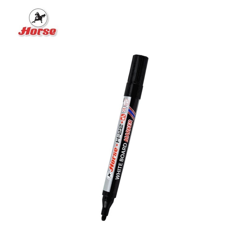 ปากกาไวท์บอร์ด ตราม้า H-22 ปากกลม (ราคาต่อ 1 ด้าม) - รูปที่ 2