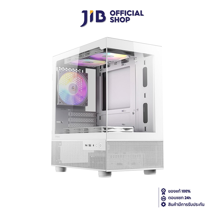 CASE (เคส) ANTEC CX200M RGB ELITE (WHITE) (MICRO-ATX)