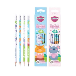 ดินสอดำ MASTER  ART แฟนซี No.5 HB คละลายคละสี (1x12 แท่ง) แถ…