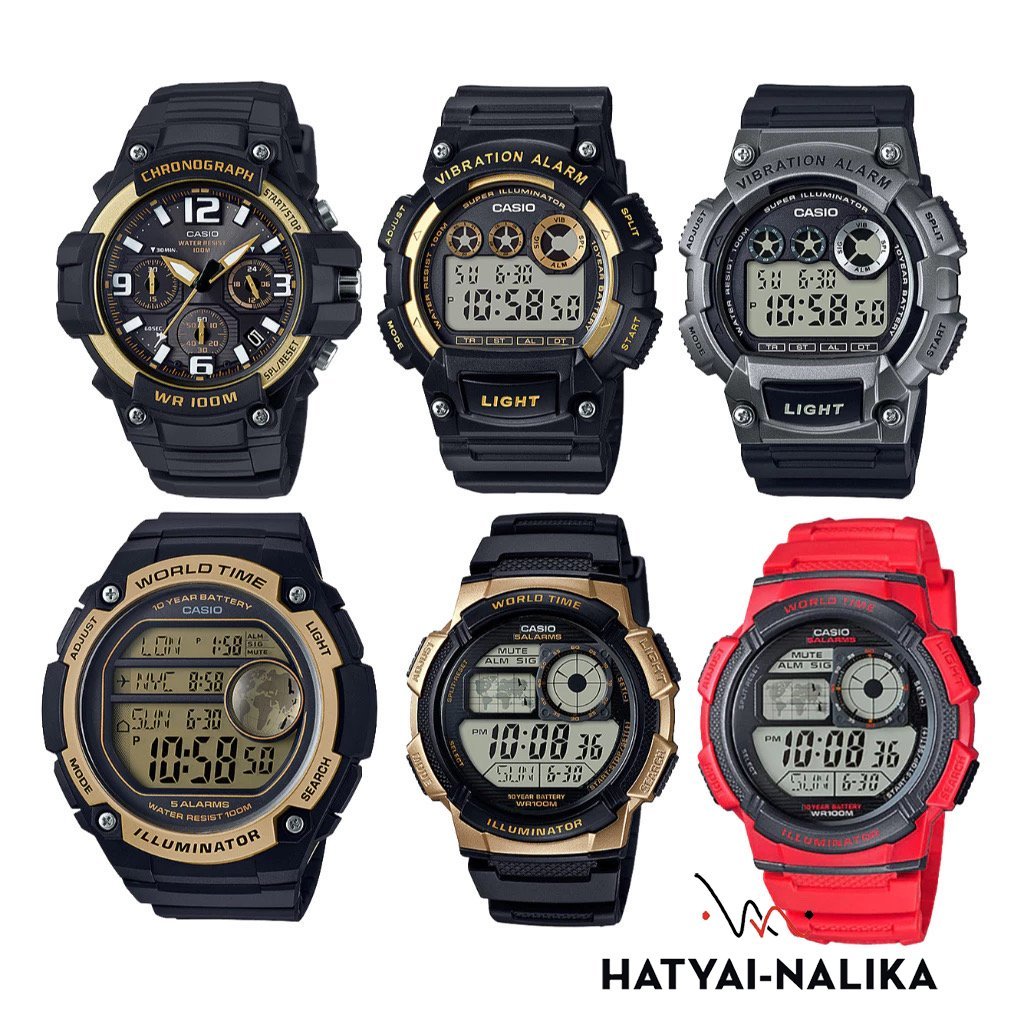 🔥ของแท้🔥 นาฬิกาผู้ชาย CASIO MCW-100H,W-735H,AE-1000W series