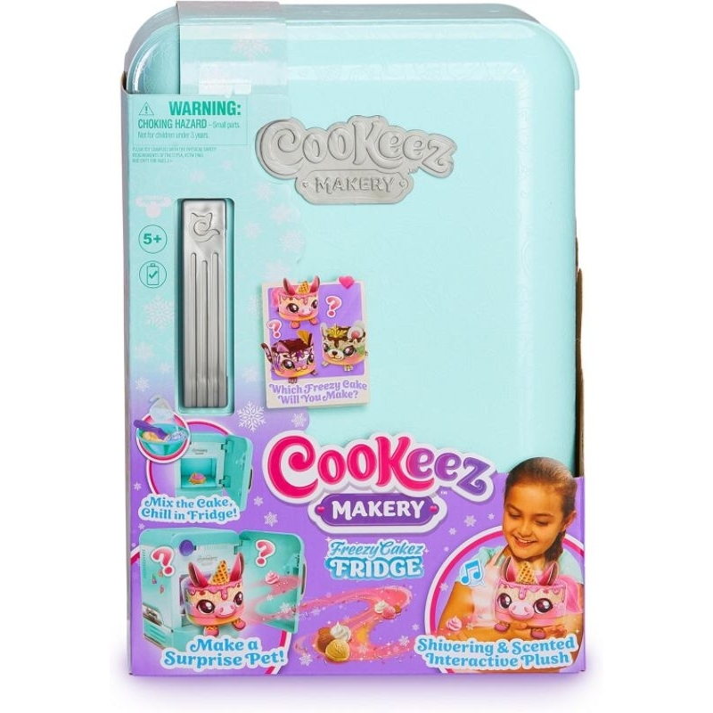 Cookeez Makery Freezy Cakez Fridge Mix & Decorate Your Plush Best Friend Place Your Cake Mix in The 