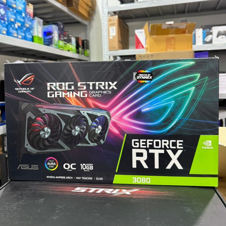 RTX3080 ตำนิไฟจาง ASUS ROG STRIX GEFORCE RTX 3080 OC EDITION 10GB