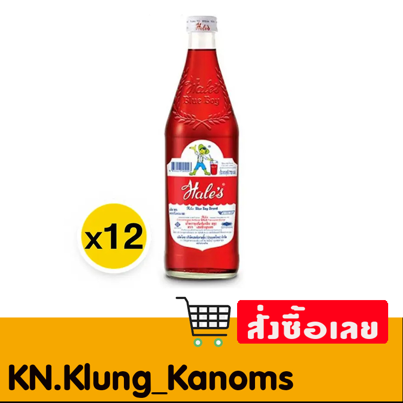 เฮลซ์บลูบอย น้ำหวานเข้มข้น ขนาด 710 มล. x 12 ยกลัง มีให้เลือก2รสชาติ