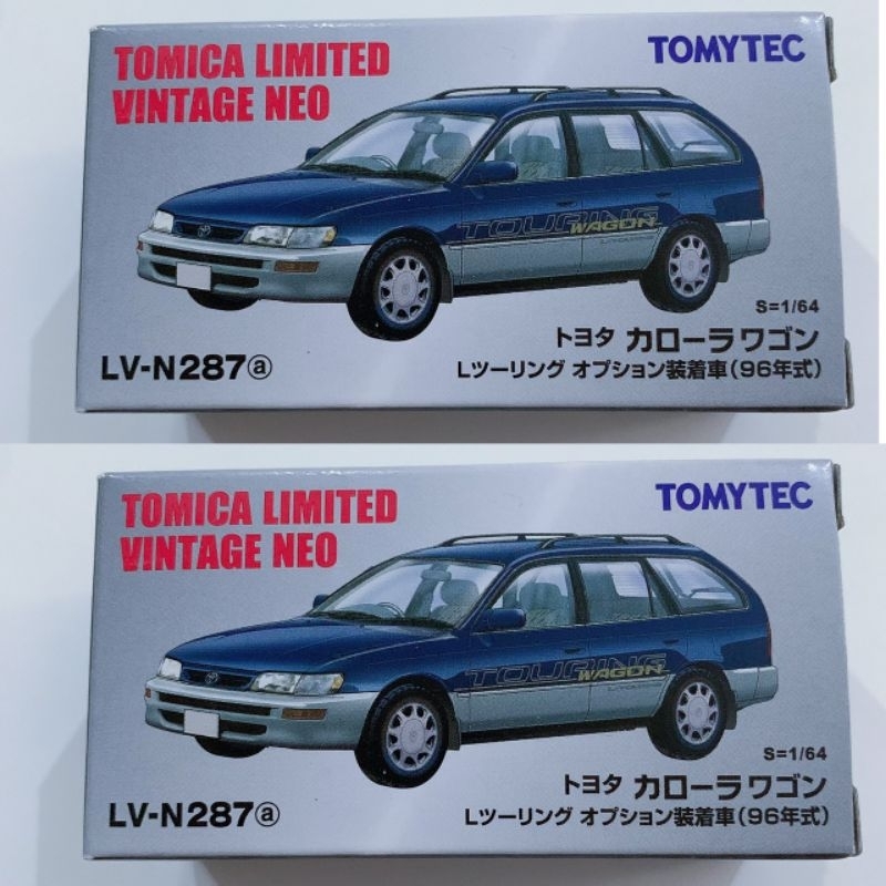 Tomica Limited Vintage LV-N287a Toyota Corolla Wagon L-Touring 96' 1/64 TOMYTEC