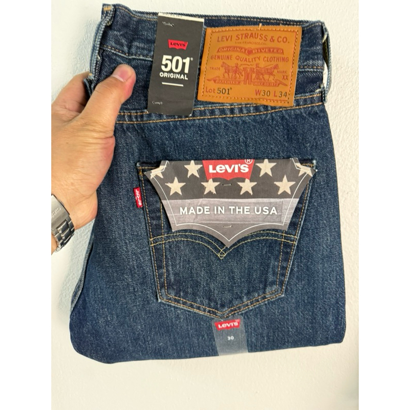 Levi’s 501 bigE premium ริมแดง made in USA size 30/34