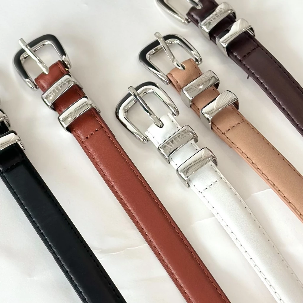 Atipashop - BREE BELT เข็มขัด สายหนัง ปั้มโลโก้ Atipa