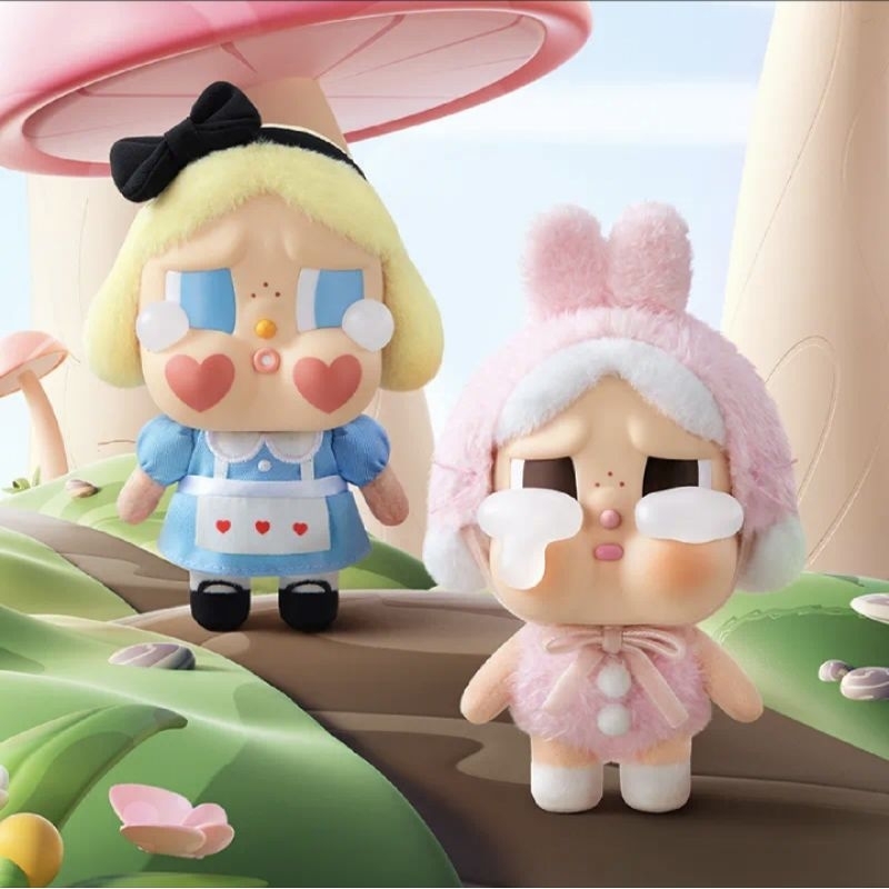พร้อมส่ง เลือกตัว POP MART CRYBABY Crying Again Series-Vinyl Face Plush Blind Box
