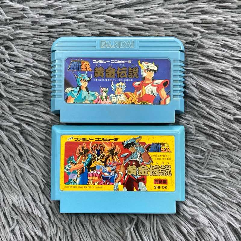 ตลับแท้เครื่อง Famicom เกมส์ Saint Seiya1/2 ตลับสภาพดีเปิดติดง่ายใช้งานปกติ