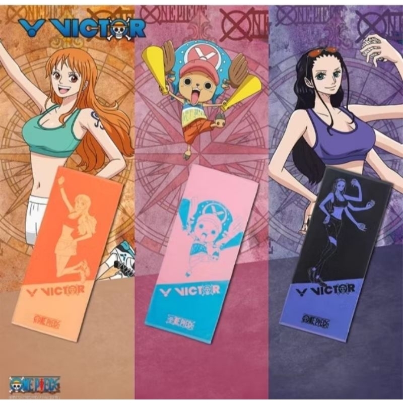 🛒(พร้อมส่ง) ผ้าขนหนู สำหรับเช็ดหน้า VICTOR ☠️ ONE PIECE สินค้ารับประกันของแท้ 💯%