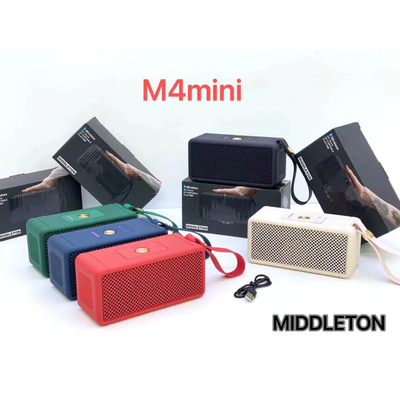 ลำโพงบลูทูธไร้สายM4 mini พร้อมส่ง5สี สามารถเชื่อม2ตัวได้พร้อมกัน กำลังขับ10W