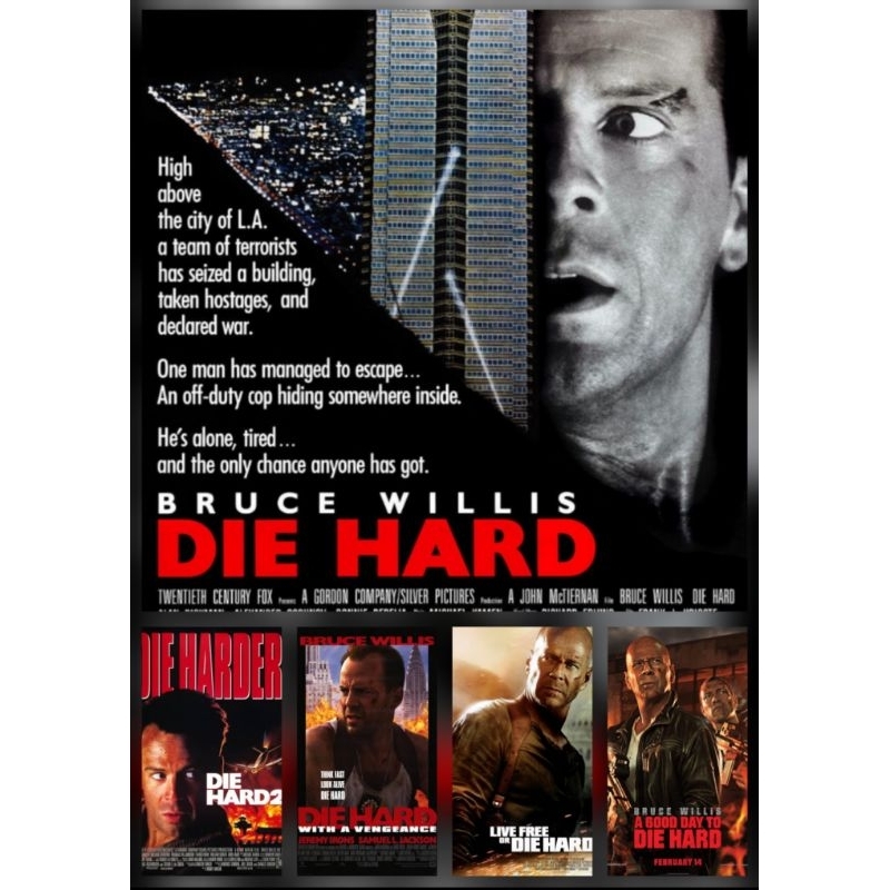 Blu-ray+DVD ปก+สกรีนแผ่น Die Hard
