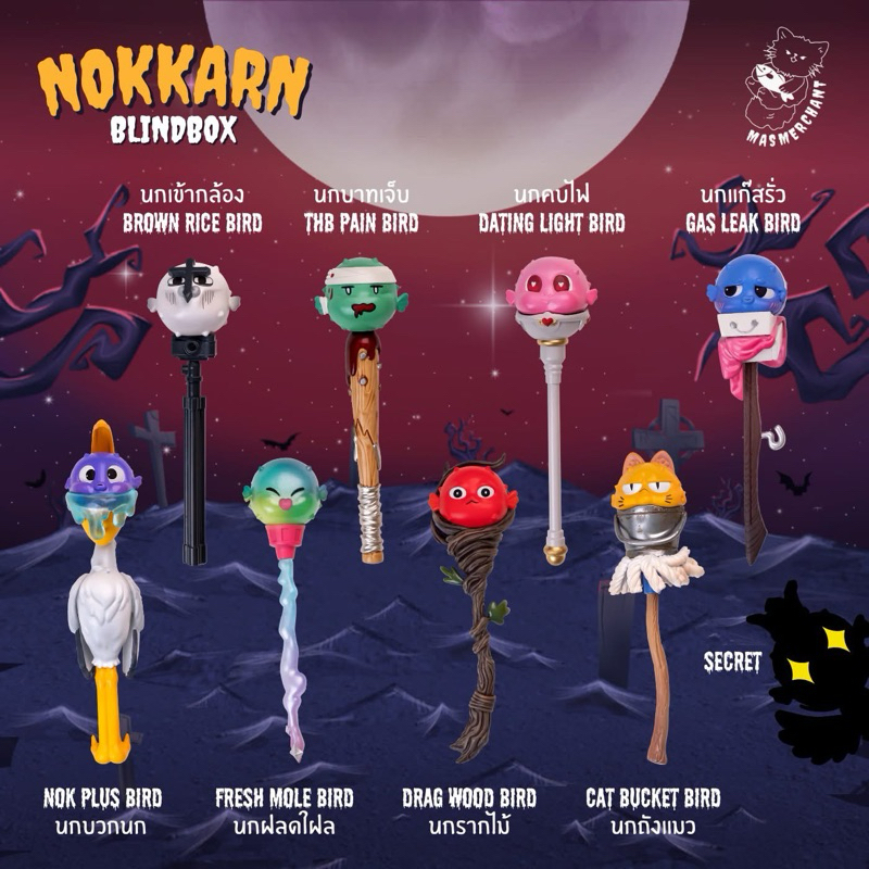 (พร้อมส่ง)นกก้าน HRK Nokkarn ระบุตัว