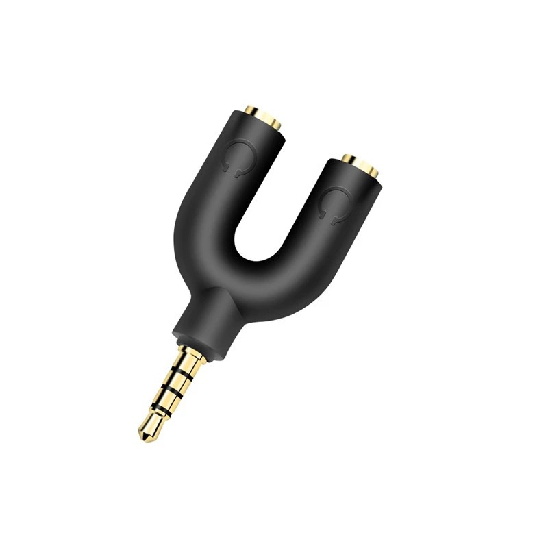 Jack3.5mm TO 3.5mm+3.5m แจ๊คแปลง 3.5 มม. 3ขีด สำหรับแยกหูฟัง 1 ออก 2