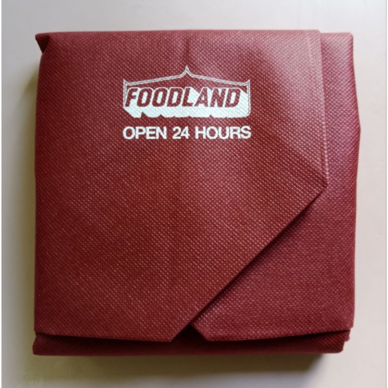 ถุงผ้า FOODLAND สวยงาม แข็งแรง พร้อมหิ้ว 24 ชั่วโมง