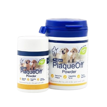 Proden plaque off powder ผงโรยอาหารลดคราบหินปูนในสุนัขและแมว