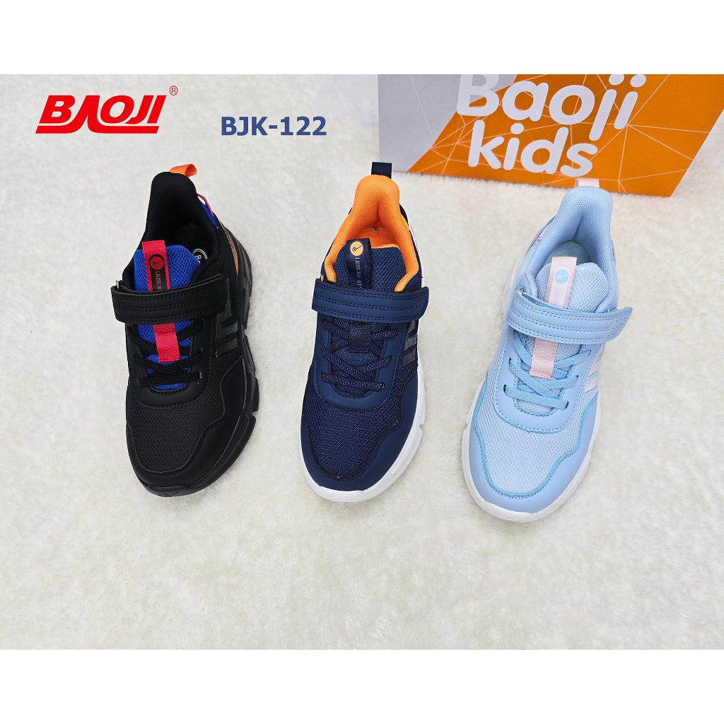 **BAOJI** [ลิขสิทธิ์แท้ ตัวแทนขายเอง] (BJK-122) รองเท้าลำลองเด็ก **หญิง&ชาย** ส้นสูง 3.5 ซม. (By MAIZIE)