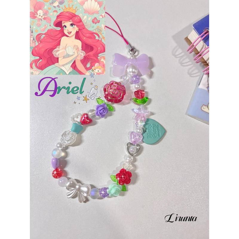 พวงกุญแจ Disney Color 🎀🌷✨คล้องโทรศัพท์ กระเป๋า หนังสือ