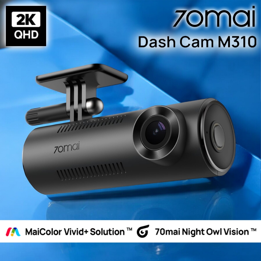 70mai Dashcam M310 2K Resolution Type-C Interface Voice Control MaiColor Vivid+
