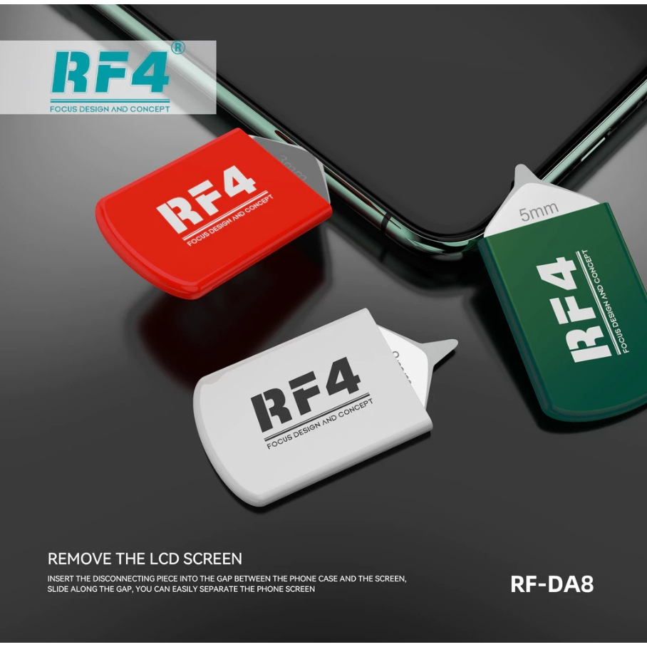 Rf4 RF-DA8 3.mm 5.mm 8.mm 3 PCS ชิ้นสแตนเลสบางเฉียบ