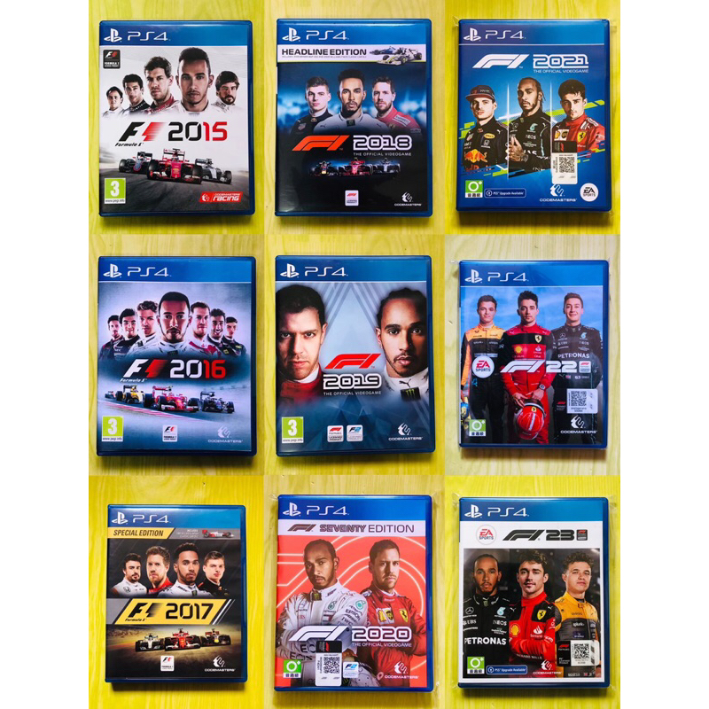 PS4 Games #3💈(แข่งรถ F1, NASCAR, Project Cars, GRID, หลายเกมส์)