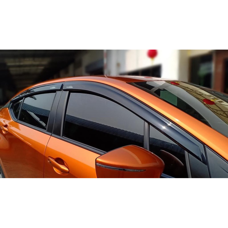 กันสาด almera 2020 ดำเข้ม