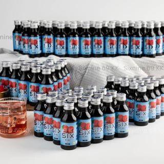 SIXNINE 100 ขวด (คละสีได้) Sixnine ไซรัป ฝาเทา,ฝาแดง ของแท้100% Six-Nine Syrup ซิกไนน์