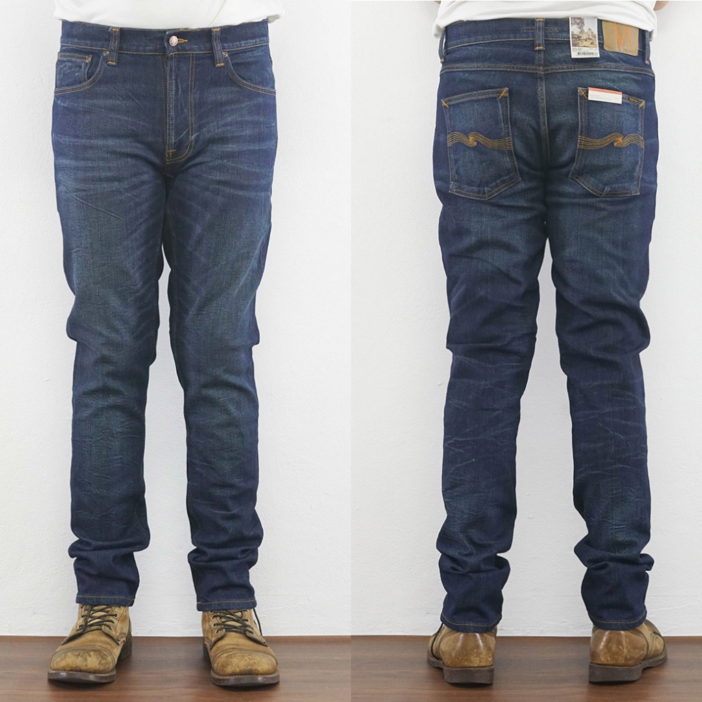 Nudie Jeans Lean Dean Old Blues แท้100% ร้าน G&R Co.