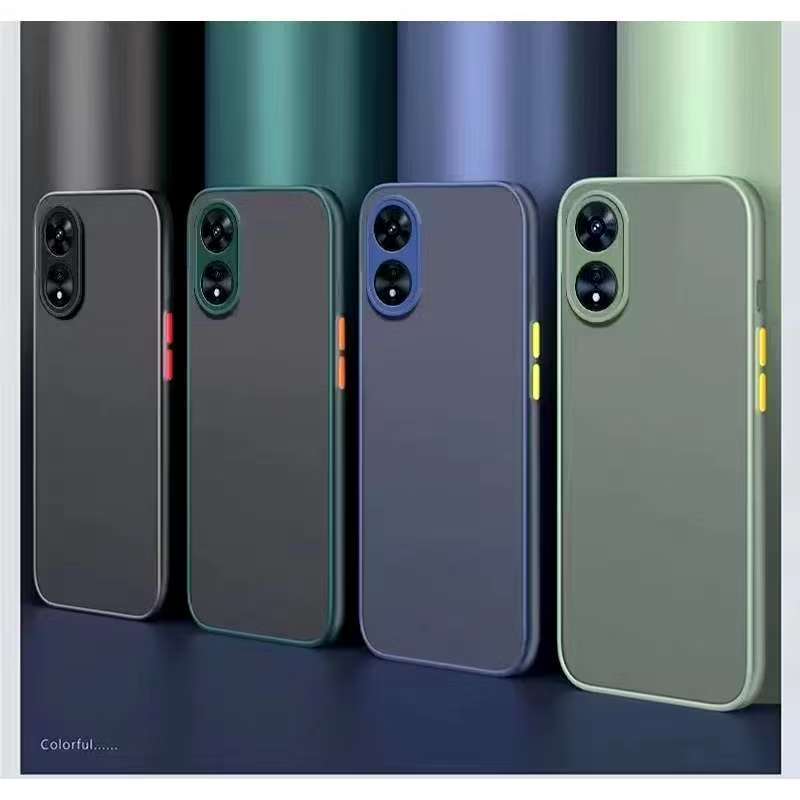 เคสผืวด้าน สำหรับ Oppo A78 A58 4G A58 5G A78 5G A38 A18 A98 A17 A17K A60 เคสกันกระแทก ราคาถูก Shopee Lazada