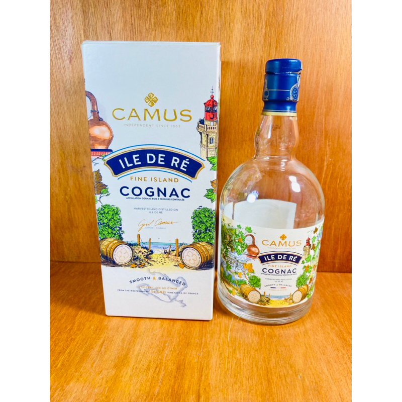 ขวดเหล้าเปล่าพร้อมกล่อง CAMUS ความจุ 70cl (น610)