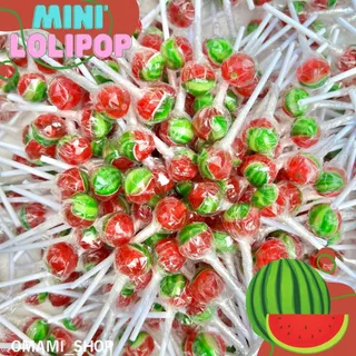 จูปาจุ๊บ อมยิ้มขนาดมินิ 50-100ชิ้น (1ชิ้น/3.5g) mini lollipop รสผลไม้ แพ็คเกจเป็นกระดาษแก้ว ขนม ลูกอม อร่อยมากๆ