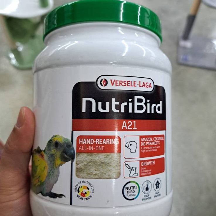 Nutribird A21 อาหารลูกป้อน สำหรับลูกนกทุกสายพันธุ์ บรรจุ 800 กรัม