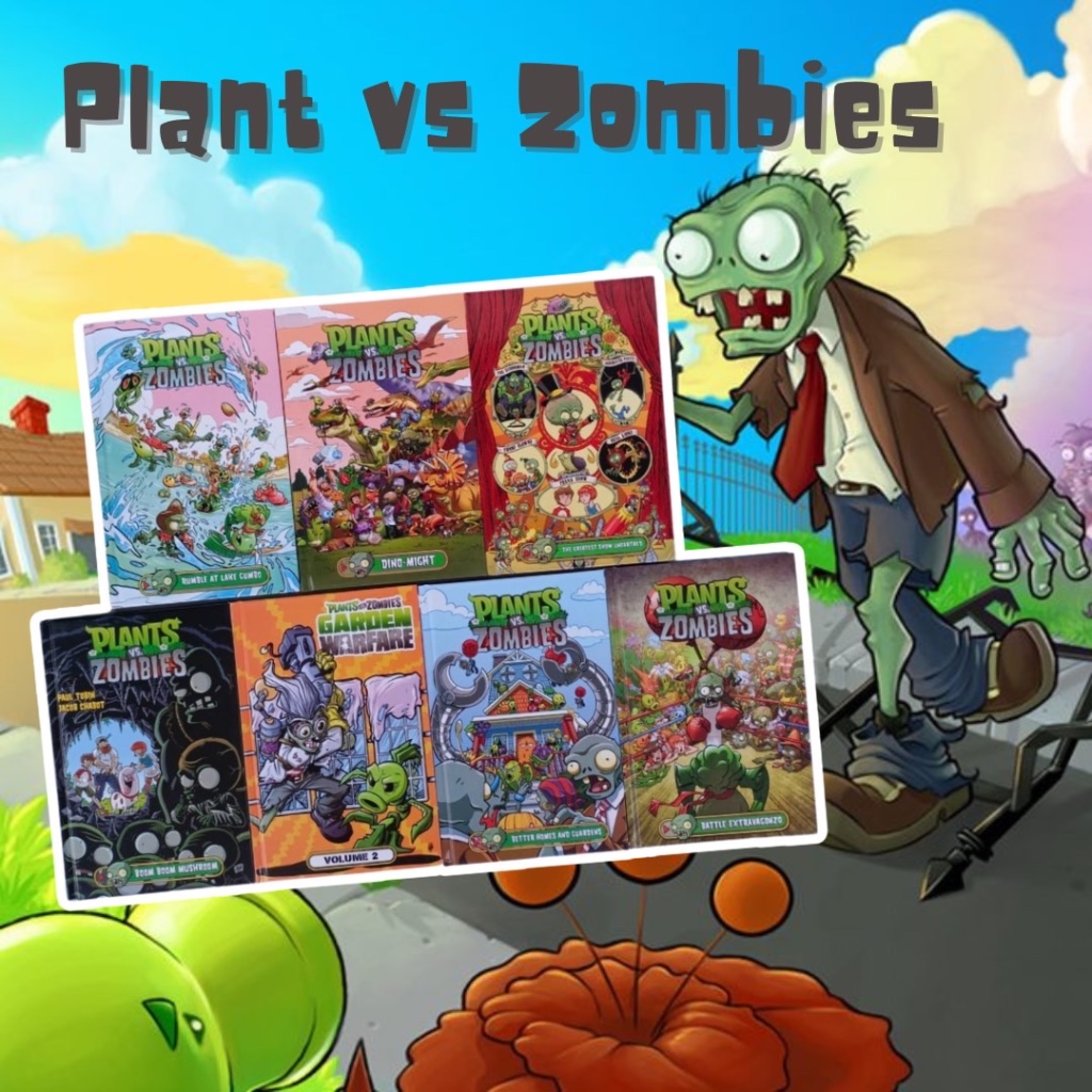 หนังสือ Plant vs Zombies ใหม่ 11 เล่ม comic book graphic novel ภาษาอังกฤษ เด็ก