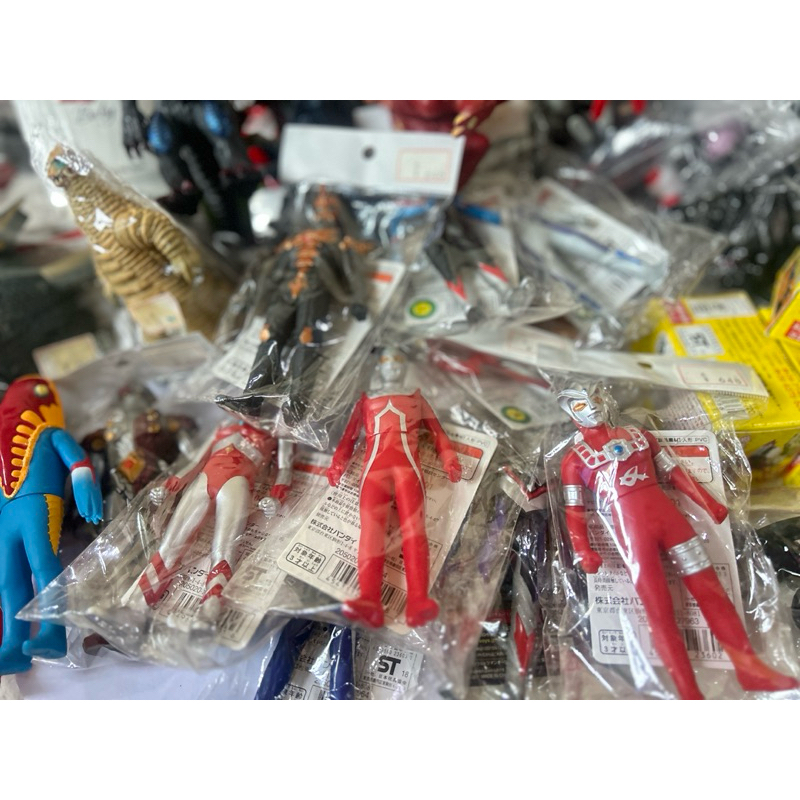 แท้ 💯 5-5.5 นิ้ว บันได งานเก่า หุ่นซอฟ หุ่นยาง อุลตร้าแมน ultraman มือ 2 Bandai