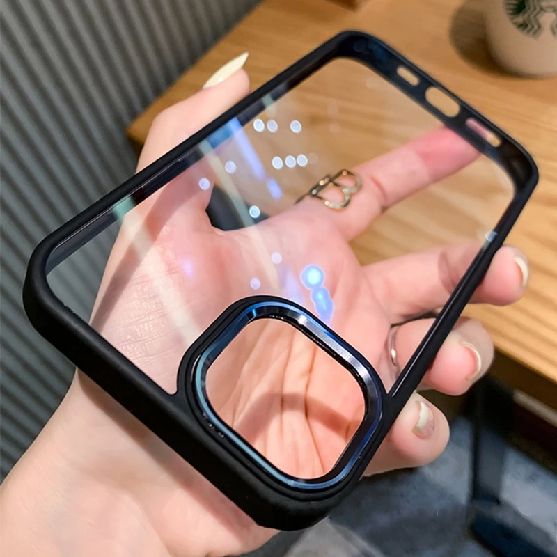 เคส for iPhone 11 15 16 13 12 14 pro max 15 plus 16 15 pro XS XRเคสโทรศัพท์ใส กันกระแทก เคสมือถือ สำหรับไอโฟน 16 pro max