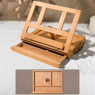 COD ขาตั้งวาดรูป พร้อมลิ้นชัก ไม้บีช Beech wood ขาตั้งวาดรูปขาตั้งรูปภาพ ขาตั้งวาดภาพ ขาตั้งวาดรูป