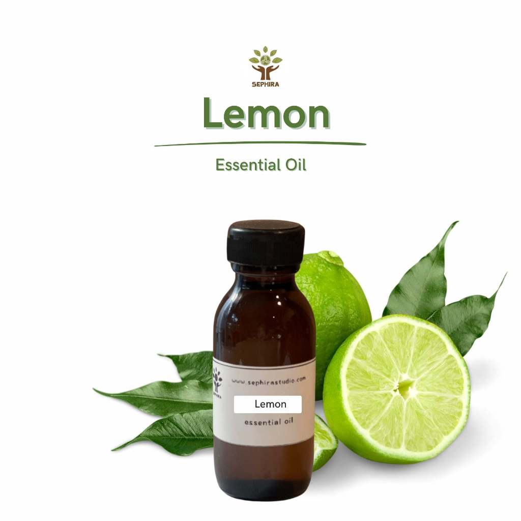 น้ำมันหอมระเหย มะนาว Essential Oil Lemon Aromatherapy กลิ่นมะนาว ทำสเปร์ย ทำน้ำมันนวด ทำสบู่