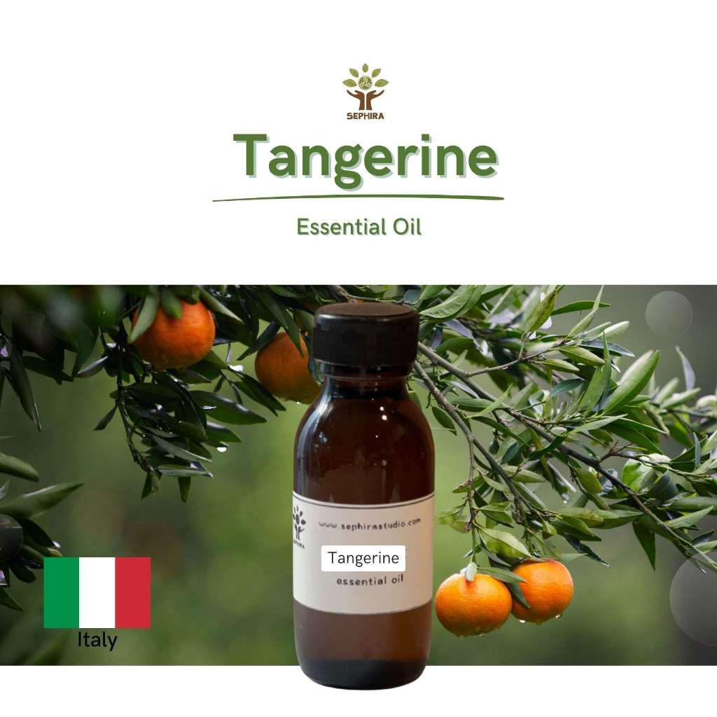 น้ำมันหอมระเหย ส้มนำเข้าจากอิตาลี่  Essential Oil Tangerine  ใช้หยดตะเกียง ทำdiffuser ทำเครื่องหอม