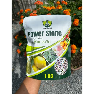 Power Stone แร่ธาตุรวมบริสุทธิ์จากธรรมชาติ แก้ใบเหลือง พืชขาดสารอาหาร