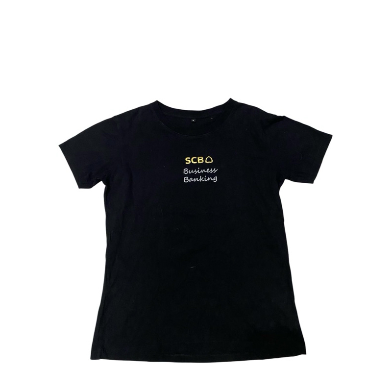 เสื้อยืดคอกลม scb มือ 2 อก 38