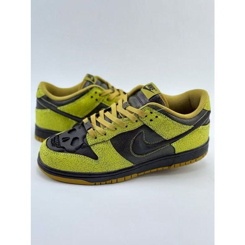Nike SB Dunk Low "Halloween"   สีเขียว สีดำ รองเท้ากีฬาลำลอง