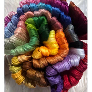ไหมปัก เบอร์ 25 ชุด 50 สี 100 สี