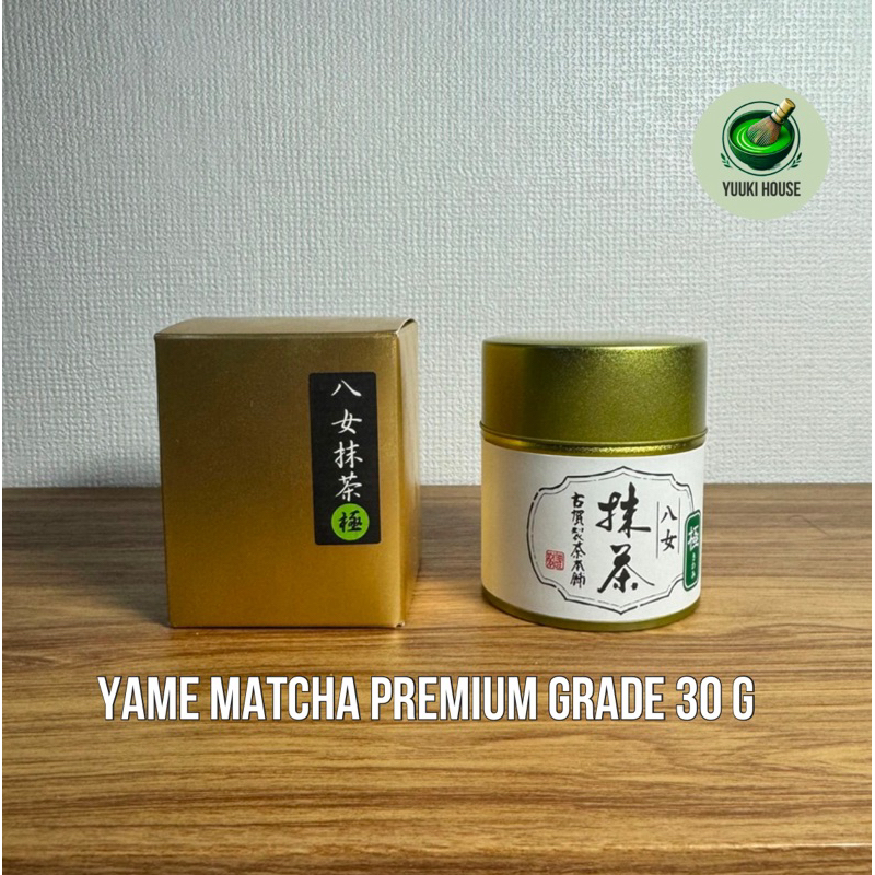 M1 Yame Matcha Fukuoka Premium Grade 30 g (กล่องทอง)