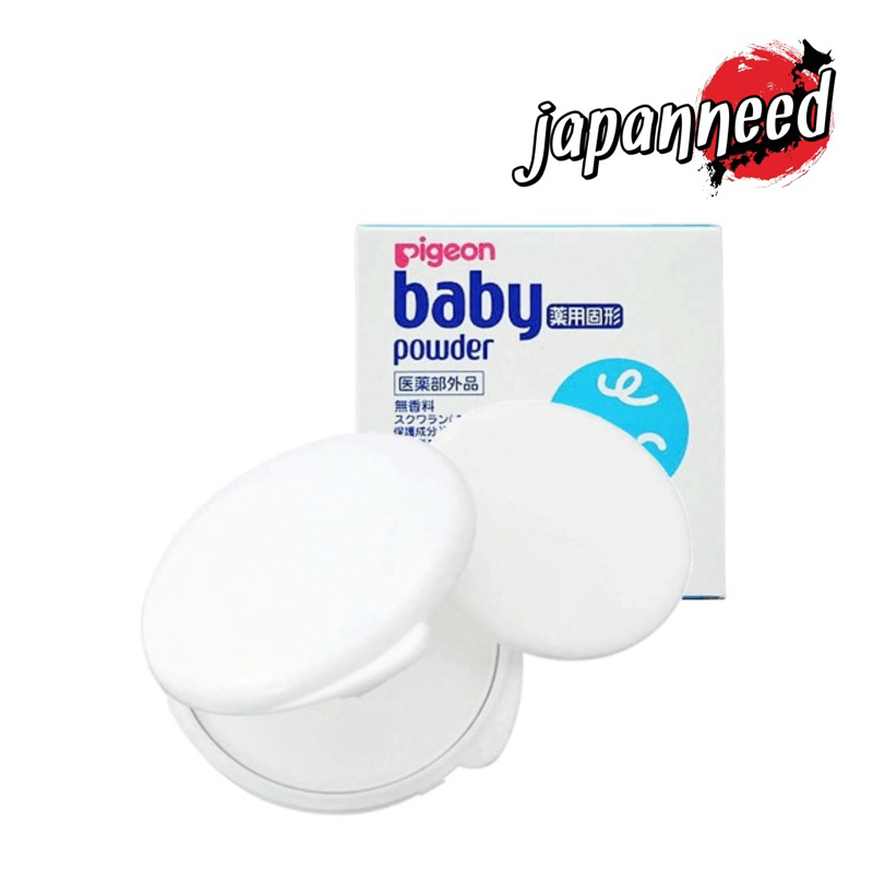 👶🏻[แท้🇯🇵💯] Pigeon Baby Powder แป้งเด็ก พีเจนท์ อัดแข็ง เนื้อสีขาว จากญี่ปุ่น