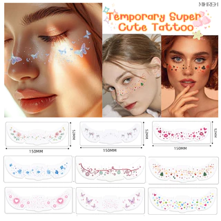 [3145] (พร้อมส่ง) Cute Tattoo สติ๊กเกอร์ติดหน้า (MT17)